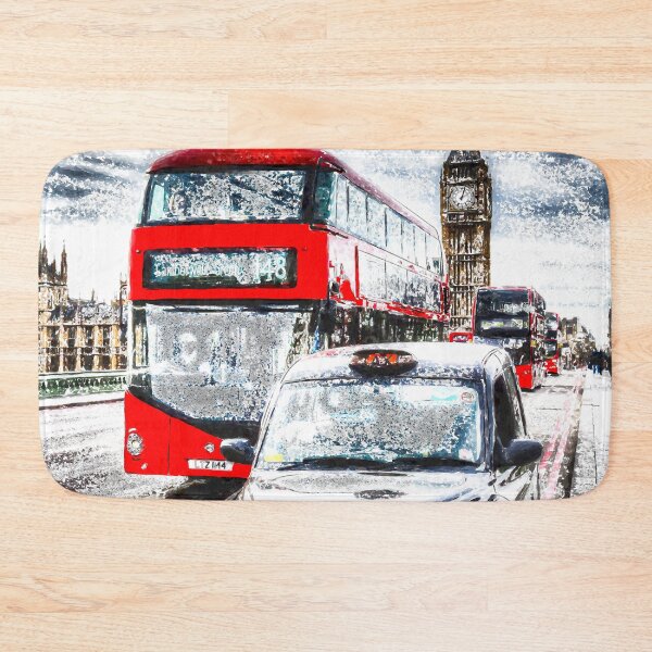 Item preview, Westminster Bridge London Snow Art designed and sold by Londonimages.