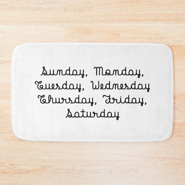 Item preview, Days of the week designed and sold by Lupappdesigns.