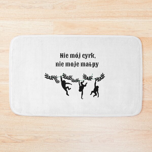 Item preview, Polish Monkeys: "Not My Circus, Not My Monkeys" in yellow designed and sold by TheresaSapphire.