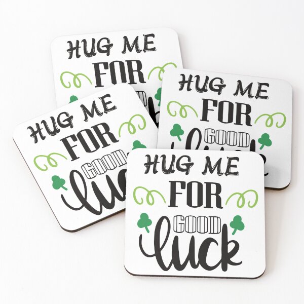 Item preview, t-shirt hug me for good luck tee shirts designed and sold by chris299.
