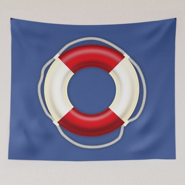 Item preview, Rubber Ring Sea Rescue Lifeguard Aid  designed and sold by luvvvvvit.