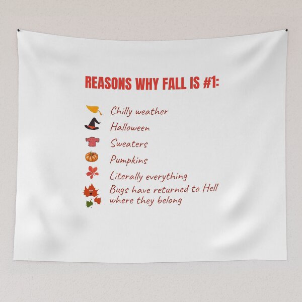 Item preview, Reasons Why Fall Is #1 designed and sold by GoodGirlDesigns.
