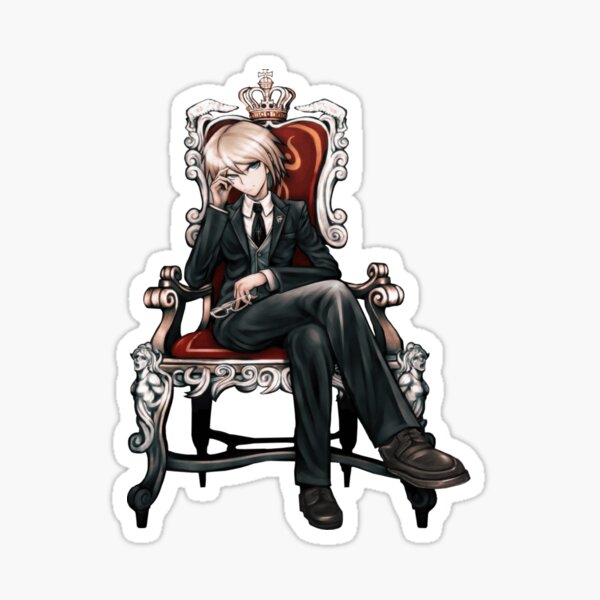 Byakuya Togami The Ultimate Imposter Sticker By Trashcannie Redbubble
