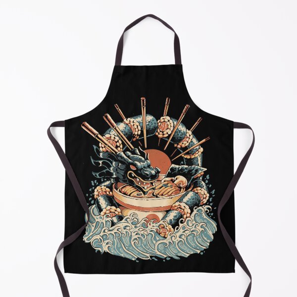 Item preview, Dragon Sushi Ramen - Black Version designed and sold by Ilustrata®.