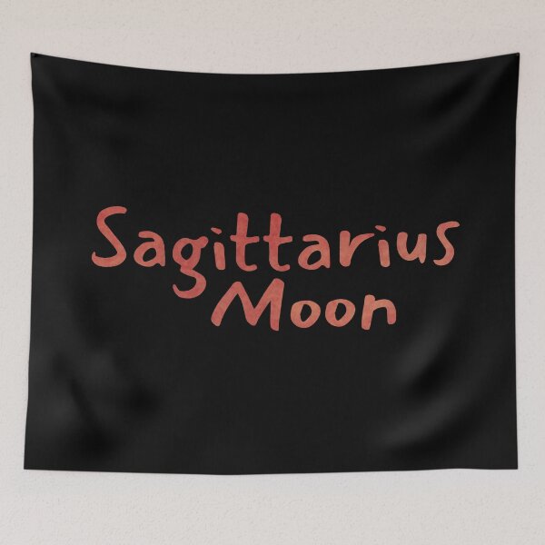 Item preview, Sagittarius Moon Text Red designed and sold by leomooncreates.
