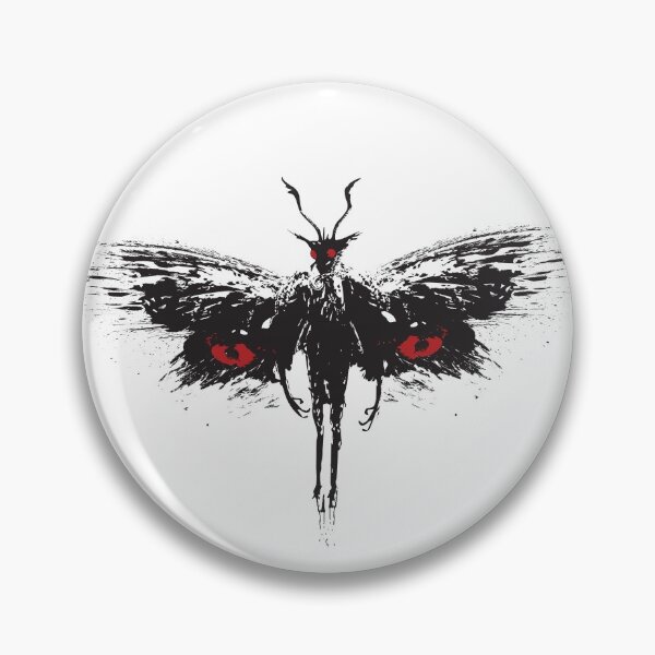Item preview, Infamous Mothman - Black Splatter designed and sold by OthersidePrints.