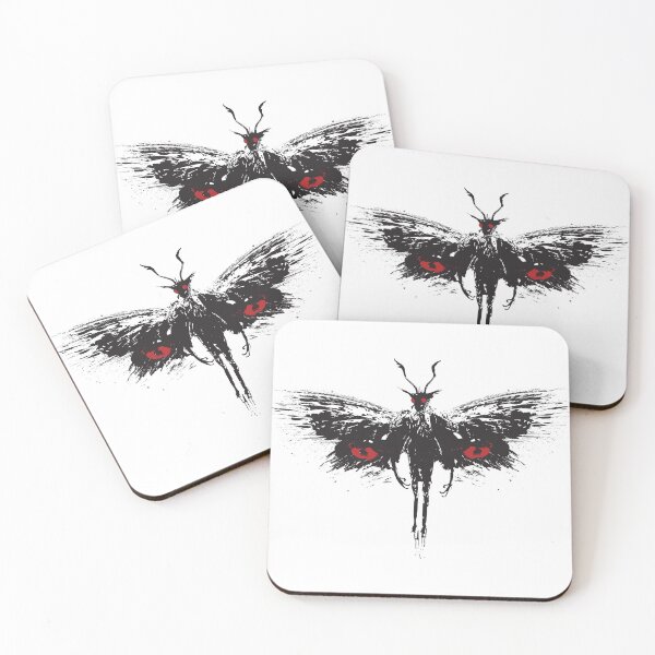 Item preview, Infamous Mothman - Black Splatter designed and sold by OthersidePrints.