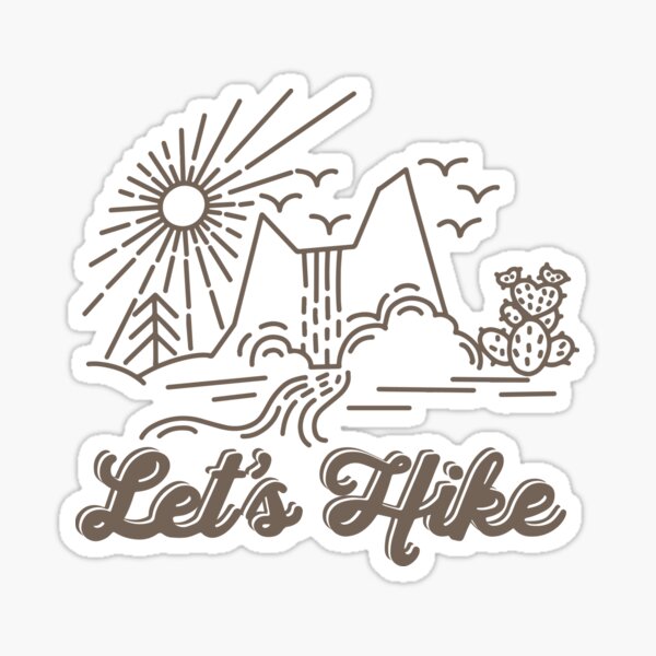 Item preview, Let's Hike designed and sold by Jen Cloes Designs.