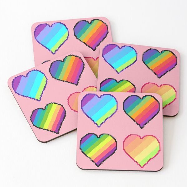 Item preview, 8-bit Hearts designed and sold by synesthetick.
