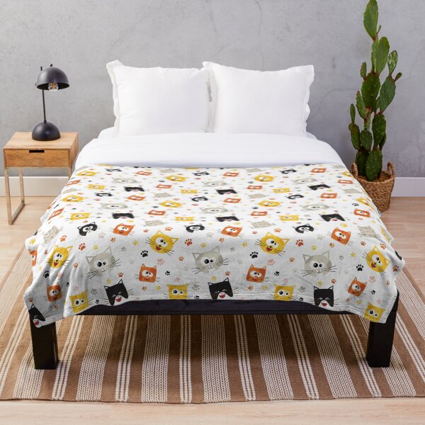 Item preview, Cute Cartoon Cat Pattern designed and sold by Slappers.