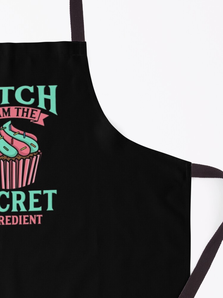 Alternate view of Sweet Cupcake With A Blue & Pink Swirl Icing Gift Apron