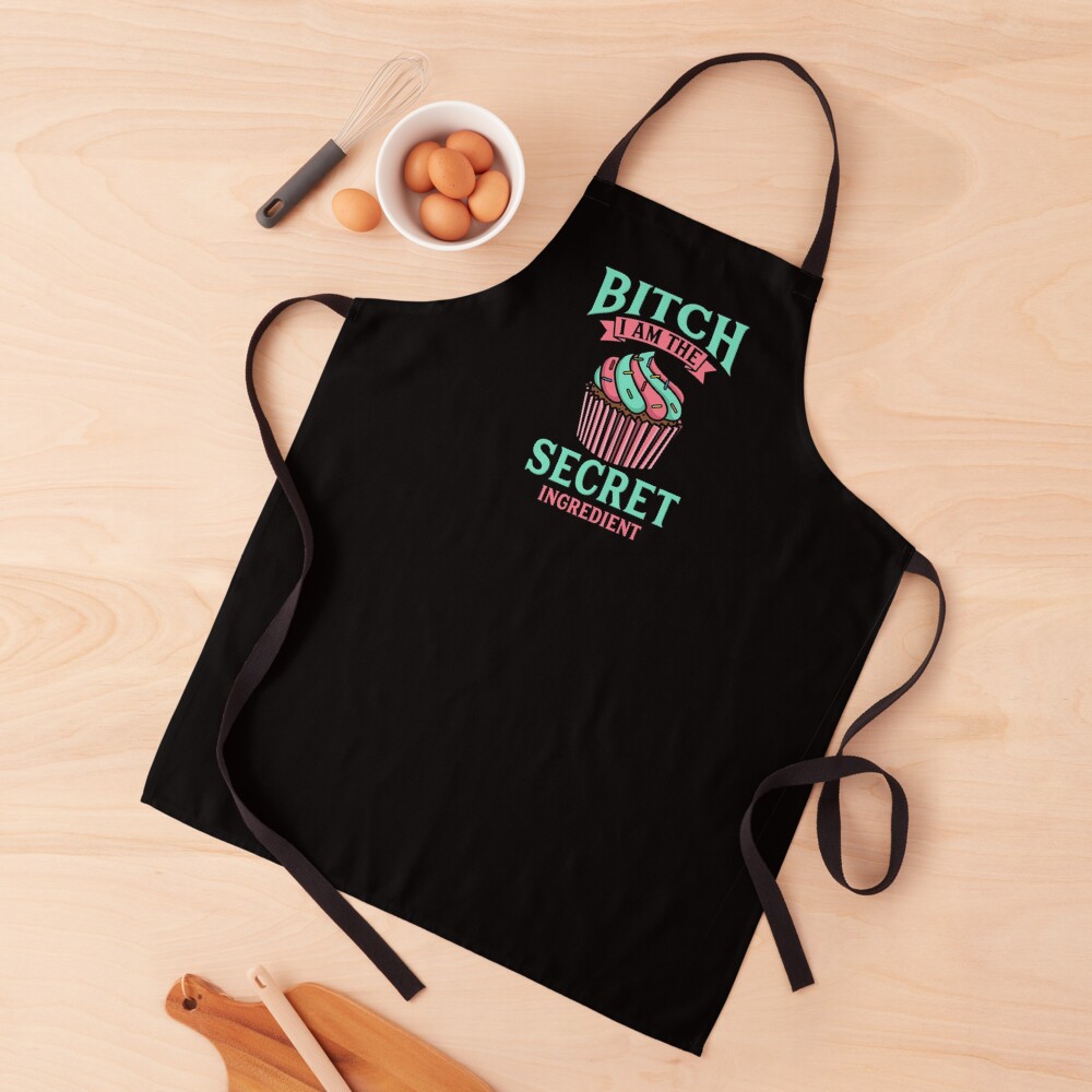 Sweet Cupcake With A Blue & Pink Swirl Icing Gift Apron