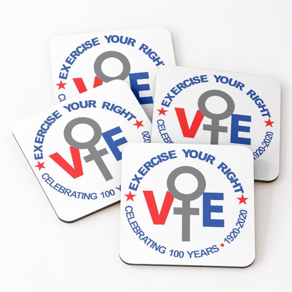 Item preview, Exercise your right celebrating 100 years anniversary 1920-2020 womens right to vote nineteenth 19 th 19th Amendment designed and sold by LunaBetoJerico.