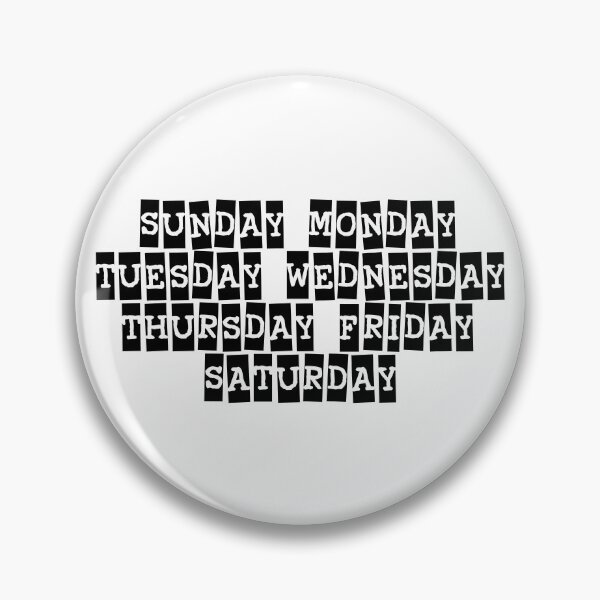 Item preview, Days of the week designed and sold by Lupappdesigns.