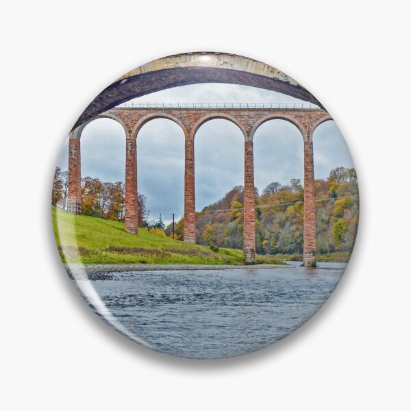 Item preview, Leaderfoot Viaduct as seen through the old road bridge, Melrose, Scottish Borders designed and sold by yourscotborders.