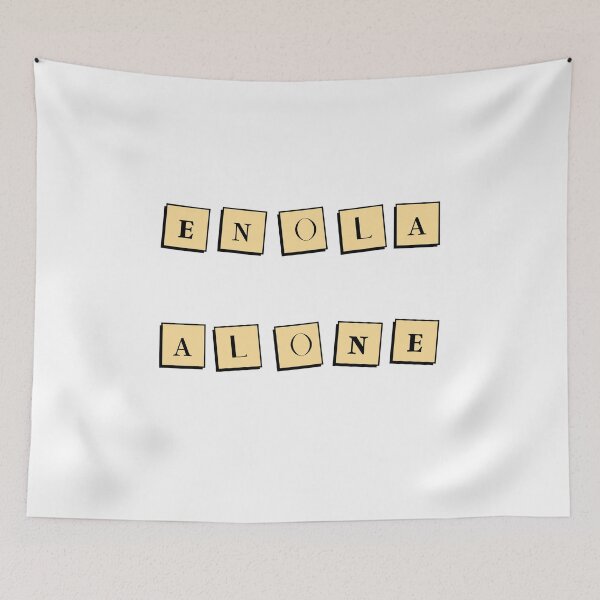Item preview, ENOLA which backwards spells ALONE designed and sold by VickyKing.