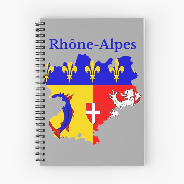 Item preview, Rhone Alpes Map, France, French Region. designed and sold by marosharaf.