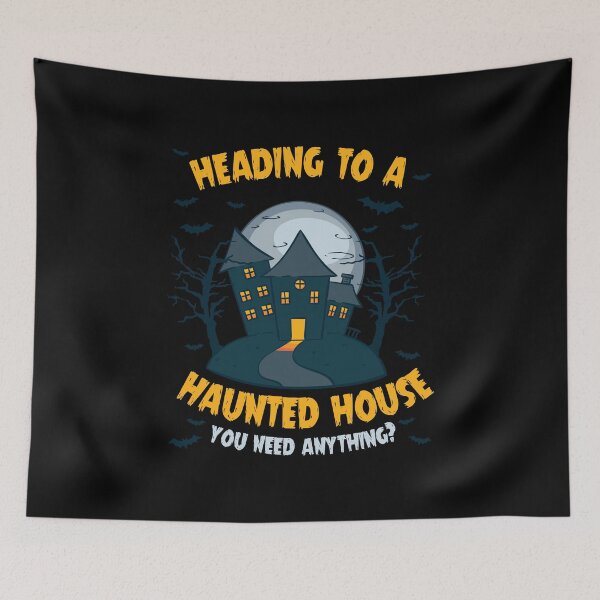 Item preview, Haunted House Party Gift - Full Moon & Flying Bats designed and sold by Sandra78.