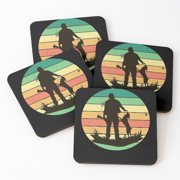 Artikelvorschau, Jäger Jagdhund Retro Sunset Förster Shirt entworfen und verkauft von markusabart.