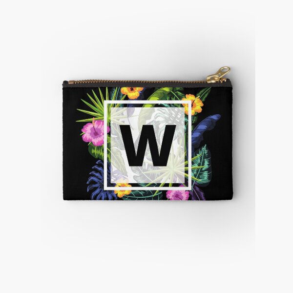 Item preview, Floral Tropical Letter W designed and sold by LamV.