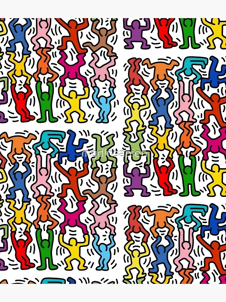 haring copy pop art by mgdlnsapien