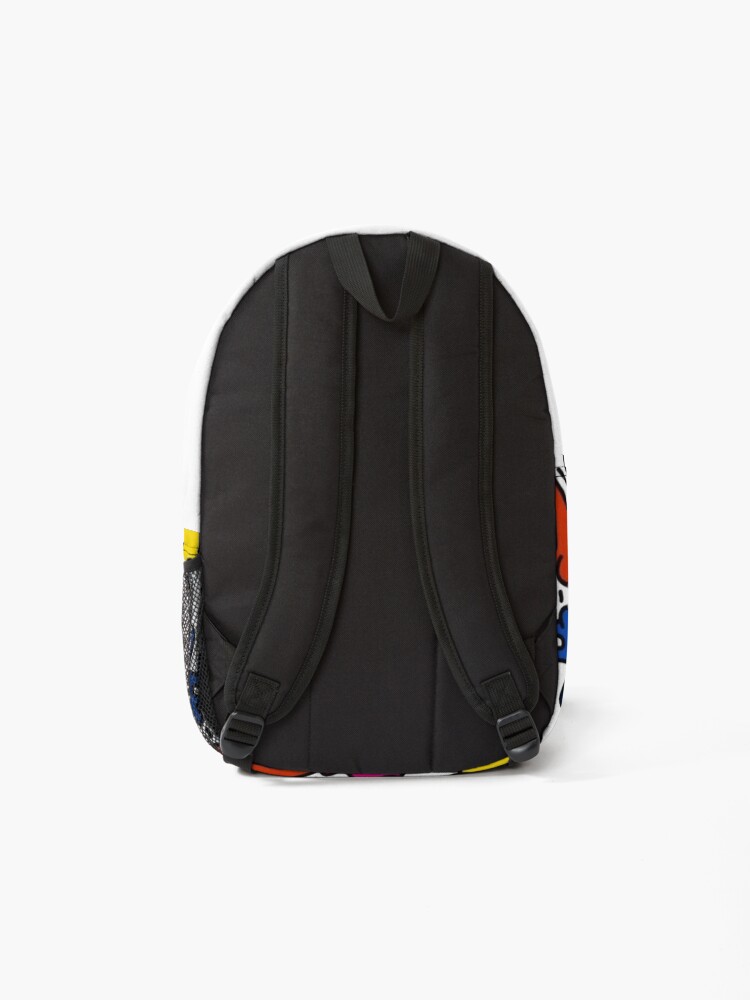 Alternate view of haring copy pop art Backpack