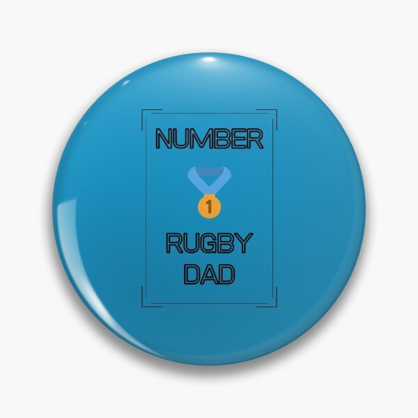 Item preview, Number 1 Rugby Dad designed and sold by TheRugbierStore.