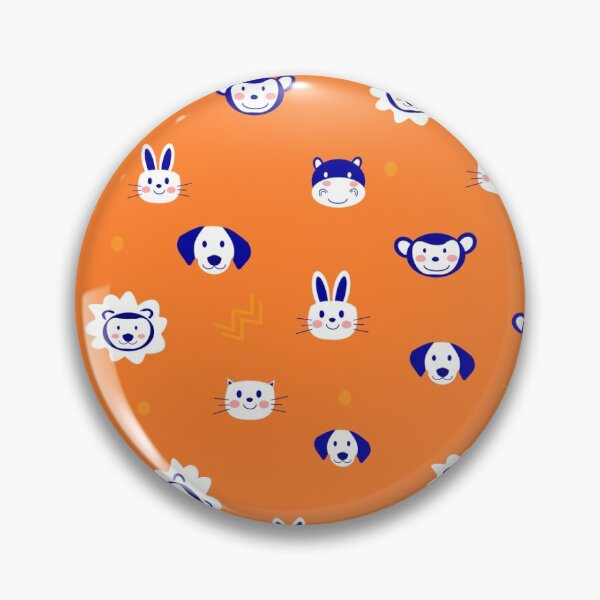 Item preview, Cute animals on orange background designed and sold by ByMoss.