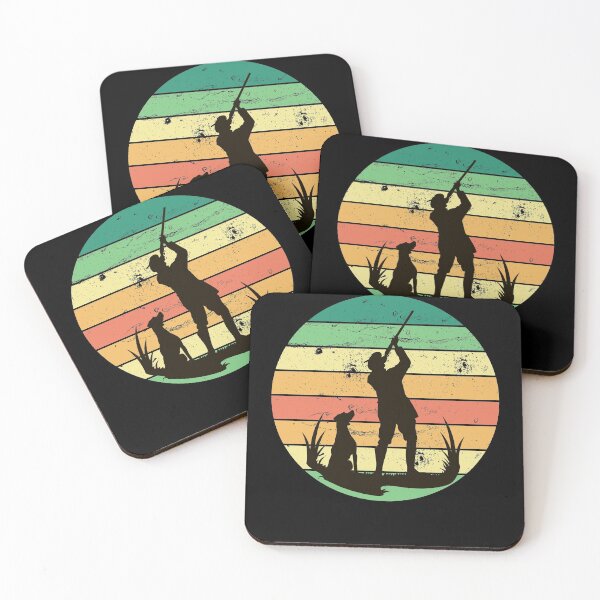 Artikelvorschau, Jäger Jagdhund Retro Sunset Förster Shirt entworfen und verkauft von markusabart.