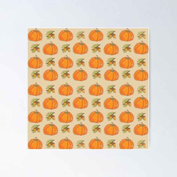 Item preview, Pumpkin Acorn Pattern designed and sold by alphamed.