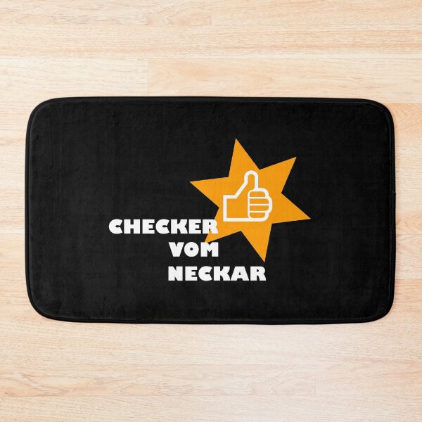 Item preview, Checker vom Neckar - White designed and sold by saechla.