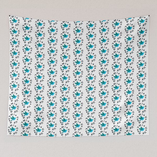 Item preview, Blue Bird Identity Sticker for Twins Don't Mix Us Up designed and sold by MimsTees.