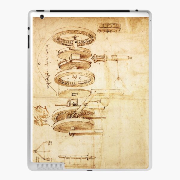 Invention by Leonardo da Vinci iPad Skin