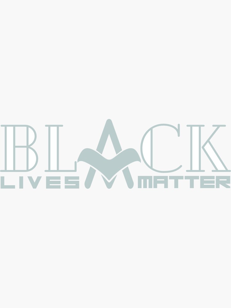 Thumbnail 3 of 3, Sticker, Black Lives Matter (4) designed and sold by VkScript.