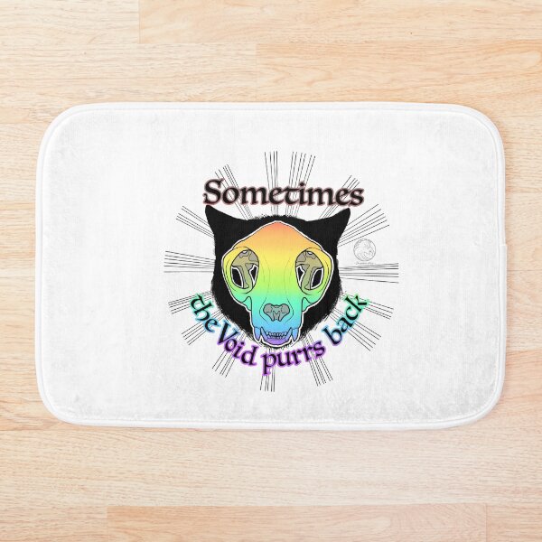 Item preview, Sometimes the void purrs back, Rainbow designed and sold by Jonesylium (Former DrunkenPilot).