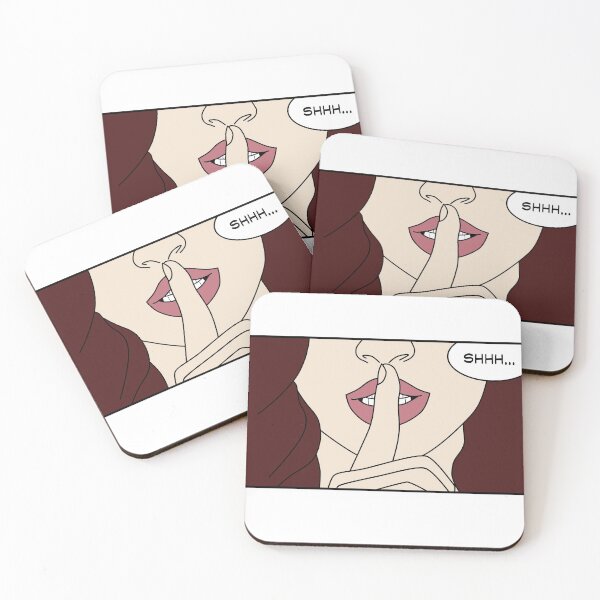 Item preview, Popart Finger on Lips, Shhh.... designed and sold by CloakAndDaggers.