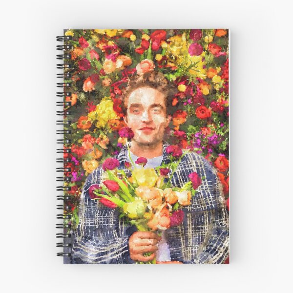 Item preview, Robert Pattinson Flowers watercolor designed and sold by ansleysasser.
