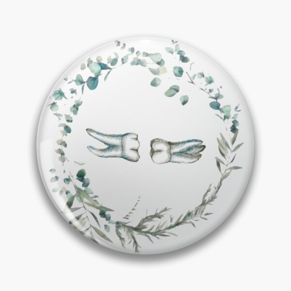 Item preview, Floral framed occlusion, dental design designed and sold by guaka-molly.