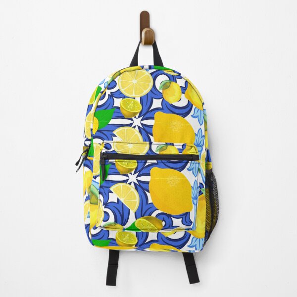 Item preview, Lemon On Top Of Blue And White Tile Italian Style  designed and sold by AmyCreats.