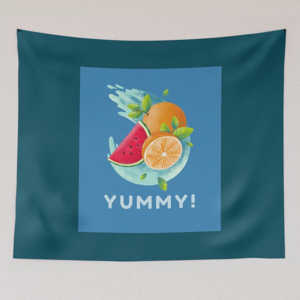 Item preview, Fresh Fruits Yummy! Watercolor designed and sold by Right Meow  Designs.