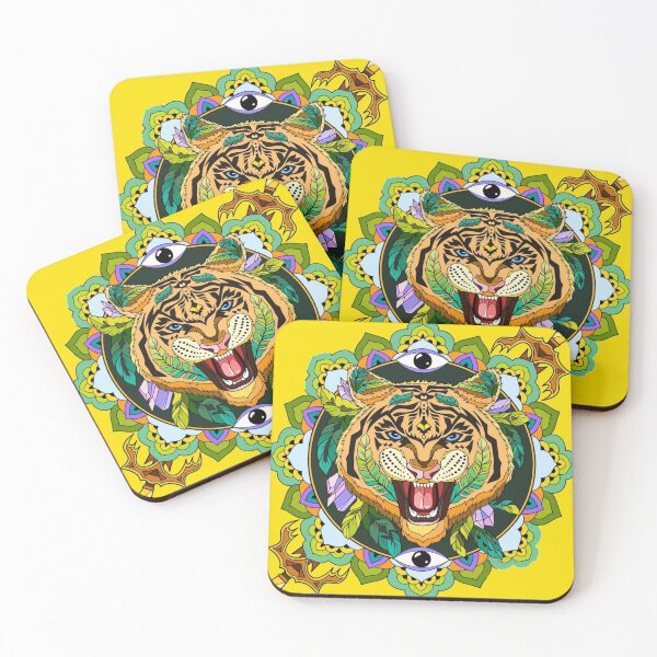Item preview, Drawing mandala tiger designed and sold by Ibrahimm12.