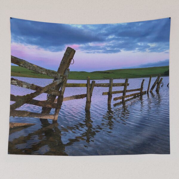 Item preview, Purple Sunrise over Branxholme Easter Loch, near Hawick, Scottish Borders designed and sold by yourscotborders.
