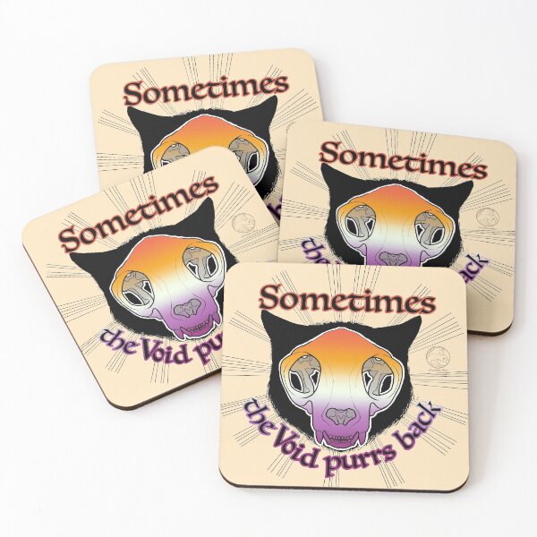 Item preview, Sometimes the void purrs back, LesbianFlag designed and sold by Jonesylium (Former DrunkenPilot).