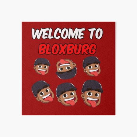 Welcome Bloxburg Gamingwithkev Art Board Print By Supermed Redbubble - welcome to bloxburg roblox photographic print by overflowhidden redbubble