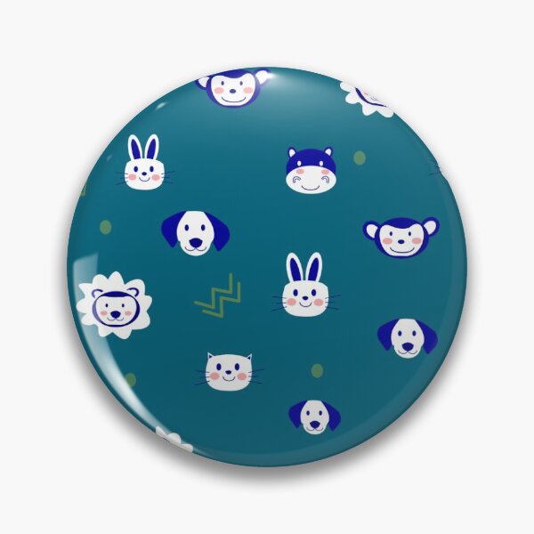 Item preview, Cute animals on blue background designed and sold by ByMoss.