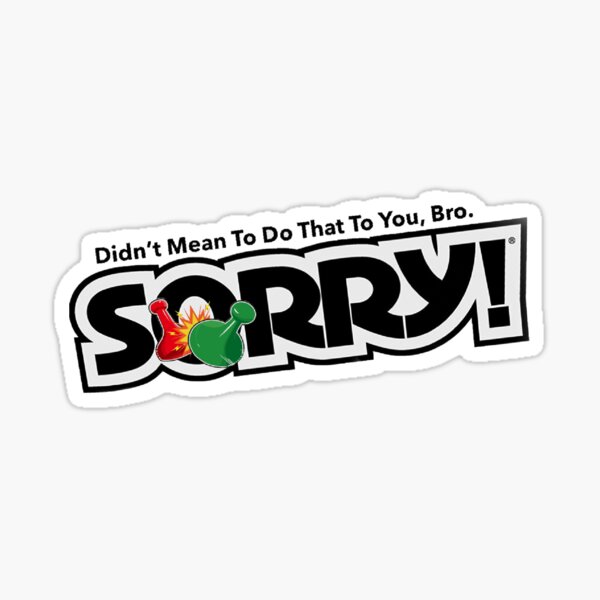 Sorry Board Game Stickers Redbubble