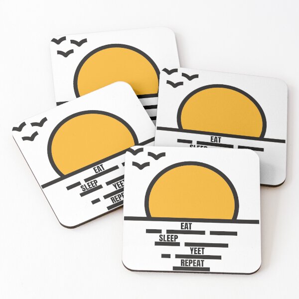 Item preview, Eat Sleep Yeet Repeat Sunset Design designed and sold by garhoud.