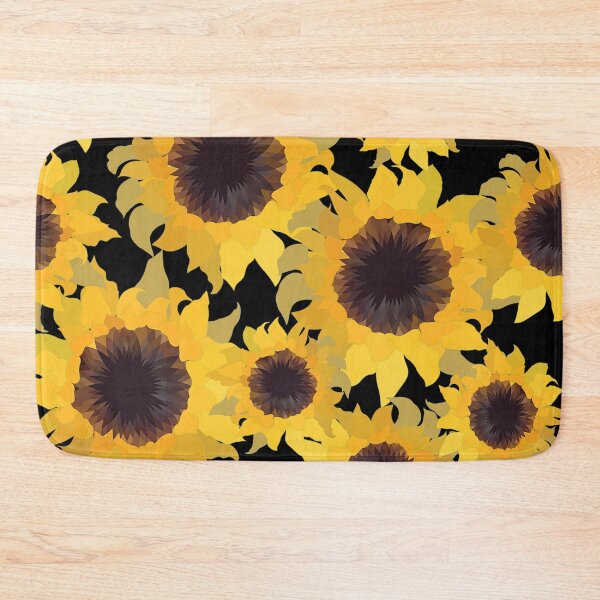 Item preview, Hello Sunshine Sunflower field pattern retro designed and sold by dreamofdenim.