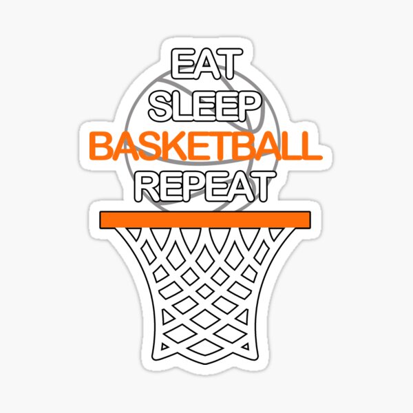 Item preview, Eat Sleep Basketball Repeat designed and sold by Prof- Artist.