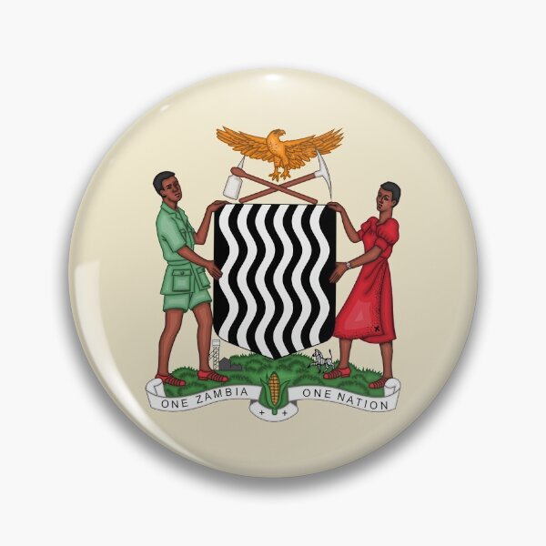 Item preview, Zambia Flag Stickers, Gifts, Masks & Products (GF) designed and sold by mpodger.